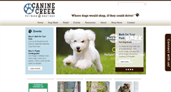Desktop Screenshot of caninecreek.com